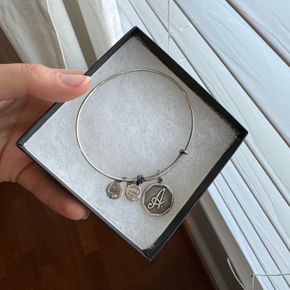 Letter A Alex and Ani Bracelet